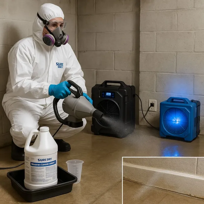 Sanitization and Odor Removal process in Baltimore Highlands, MD