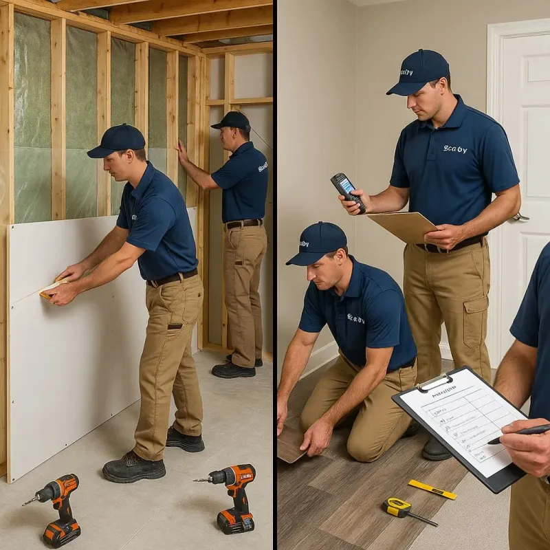 Repairs and Reconstruction process in Baltimore Highlands, MD
